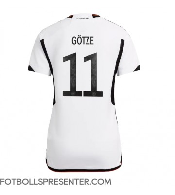 Tyskland Mario Gotze #11 Hemma Matchtröja Dam VM 2022 Kortärmad